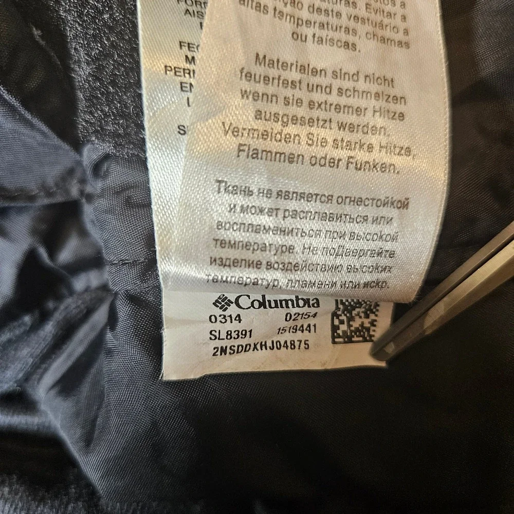 Columbia Modern Mountain 2.0 Insulated Snow Pants Black Womens XS SL8391
